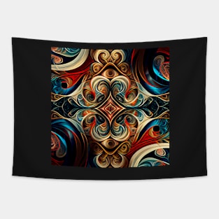 Geometric Pattern Vintage Tapestry