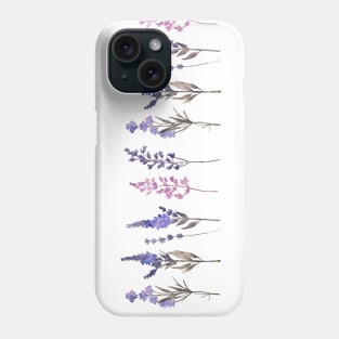 Lavender flower mug Phone Case