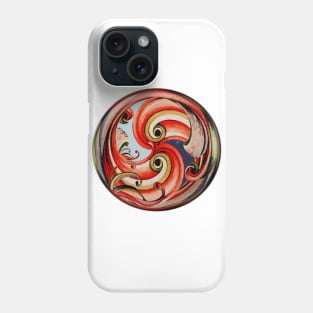 Day and Night Ribbon Disk T-Shirt Phone Case