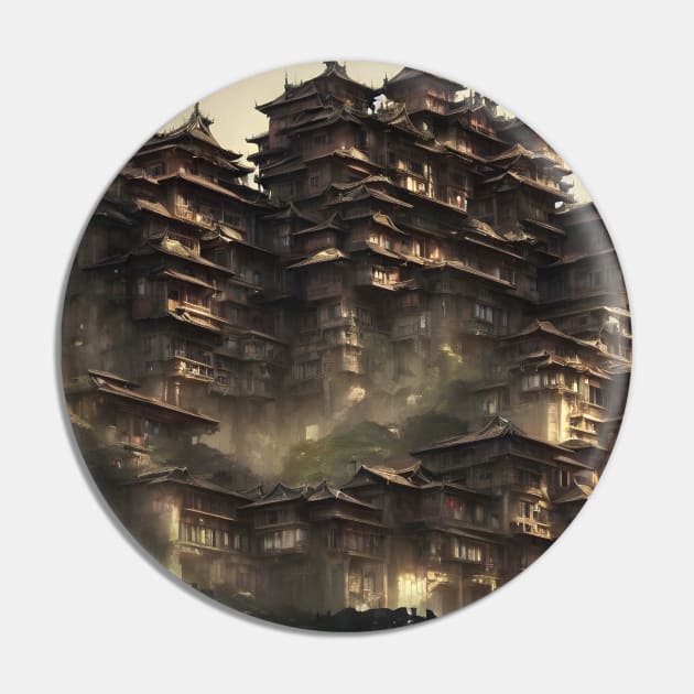 Precursors Fortress Pin by tdraw