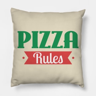 Pizza Rules Pillow