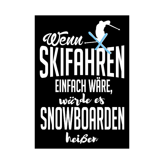 Wenn skifahren einfach wäre (black) by nektarinchen