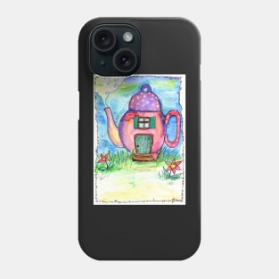 the tea kettle house Phone Case