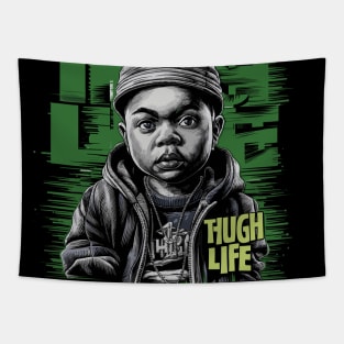 Thug Life Baby Masterpiece Tapestry