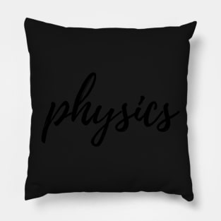 Physics Binder Label Pillow