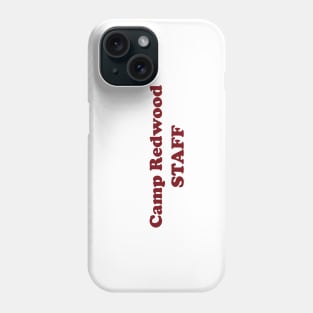 California Camp Staff, Red Ink Phone Case