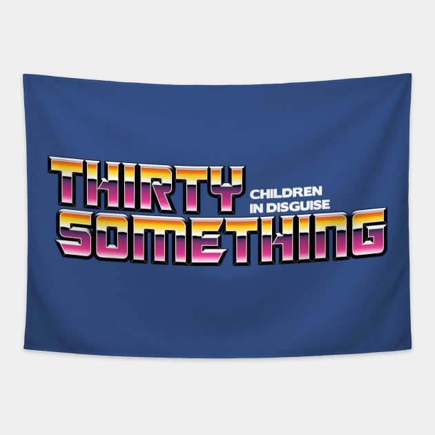 Thirty Something Tapestry by RyanButtonIllustrations