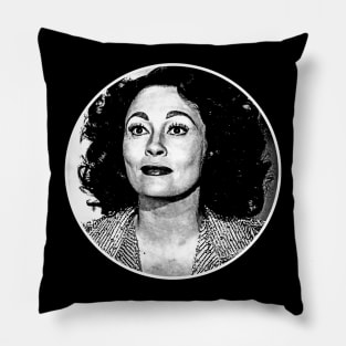 Joan Crawford - Mommie Dearest // Lines Drawing Artwork Pillow