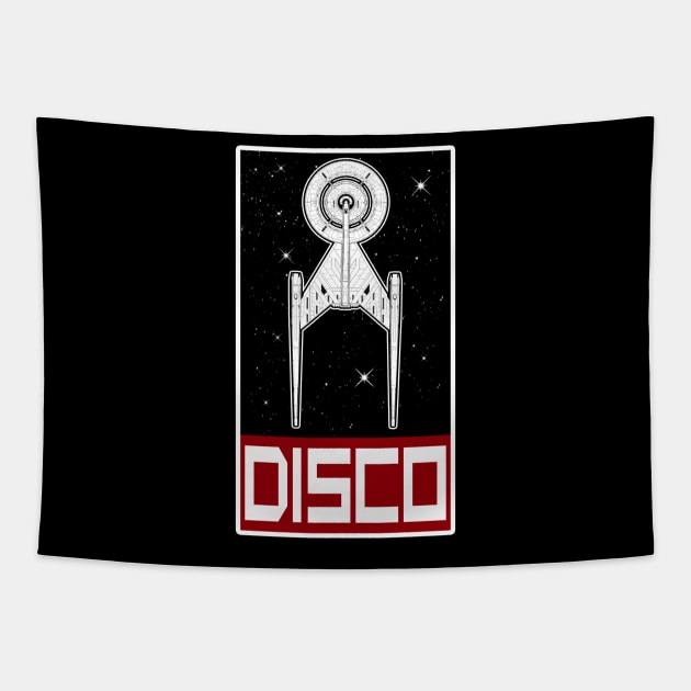 Disco Red Tapestry by SimonBreeze