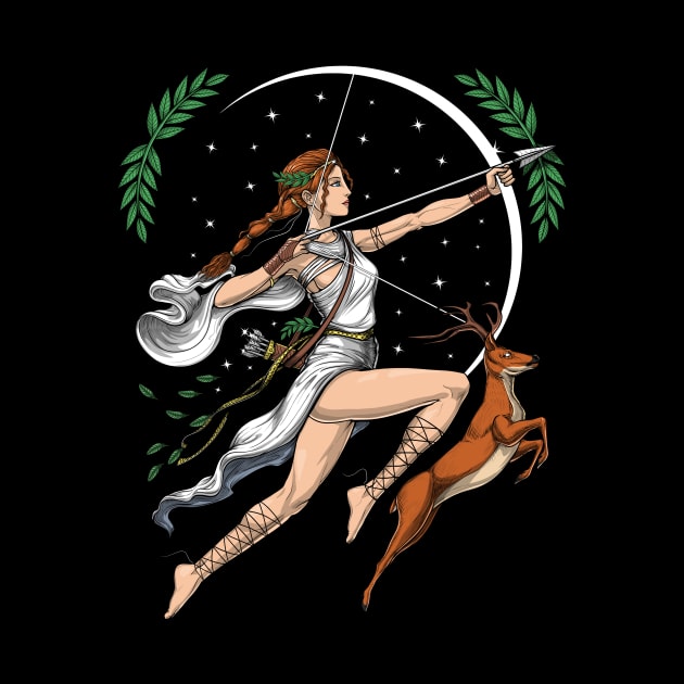 Greek Goddess Artemis by underheaven