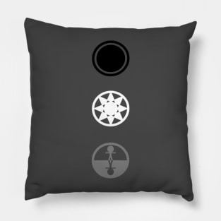 Dark Light and Shadow Pillow