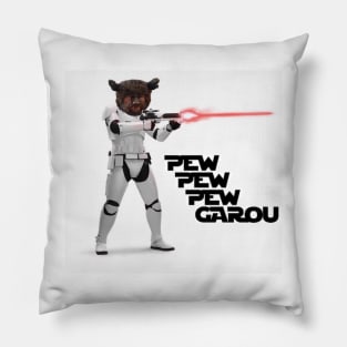 Pew Pew Pew Garou Pillow