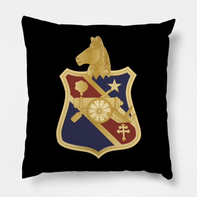 104thFIeld Artillery - DUI  wo Txt Pillow by twix123844