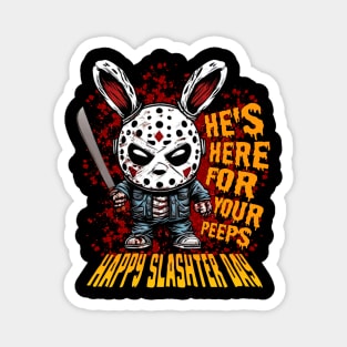 Camp Slasher Easter Day - The Peepslayer Magnet