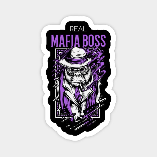real mafia boss Magnet by WOAT