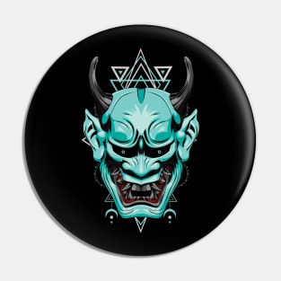 oni samurai Pin