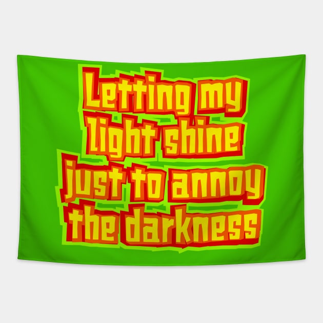 letting my light shine Tapestry by SnarkCentral