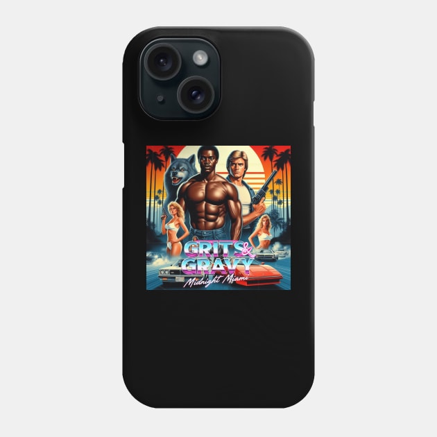 Grits & Gravy: Midnight Miami #9 Phone Case by Woodpile