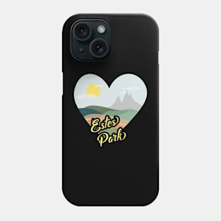 Estes Park Heart Mountains and Sky Phone Case