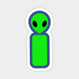 Minimalist Alien Magnet