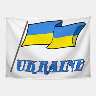 Ukrainian flag Tapestry