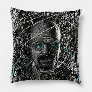 bad man portrait Pillow