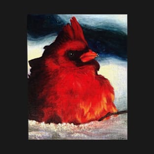 Cardinal Painting T-Shirt