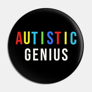 Autistic Genius Pin