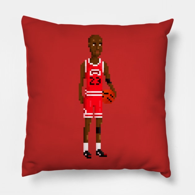 Michael Jordan Pillow by PixelFaces