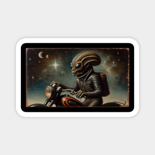 Alien Biker III Magnet