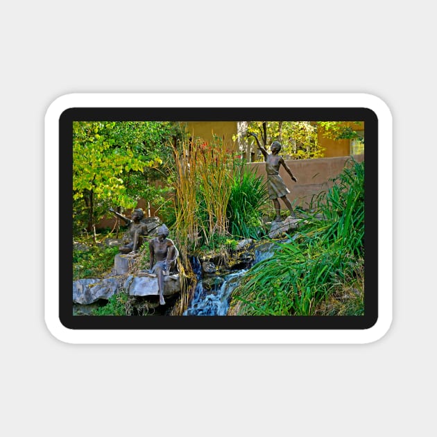 Santa Fe Sculpture Garden Study 3 Magnet by bobmeyers