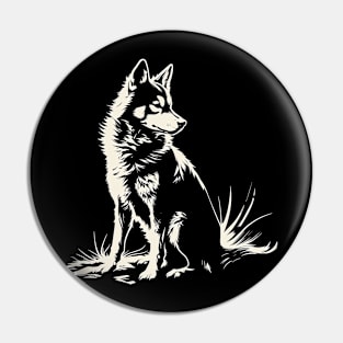 wolf Pin