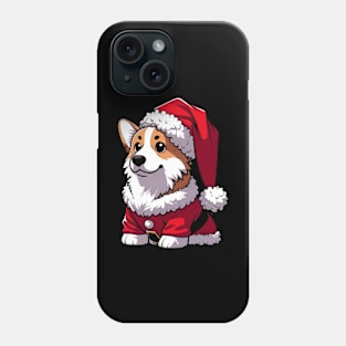 Cute Anime Christmas Corgi Phone Case