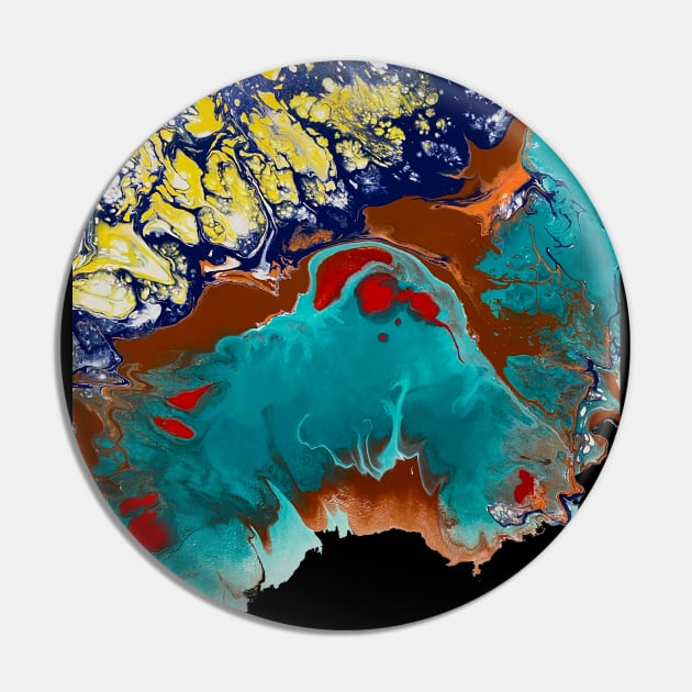 Abstract Flow Pin by Spiced Red