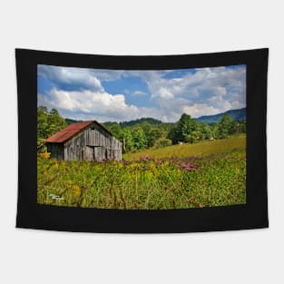 Ironweed & Barn Tapestry