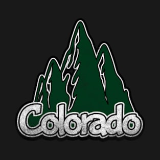 Colorado Mountain Peak - Green T-Shirt