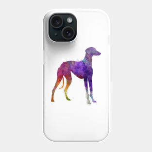 Arabian Greyhound in watercolor Phone Case