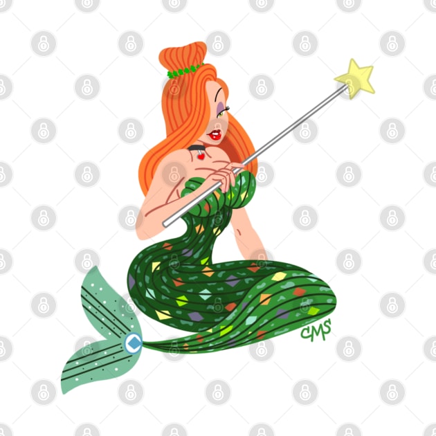 Mermaid Mascot by carmen_santaferrara_art 