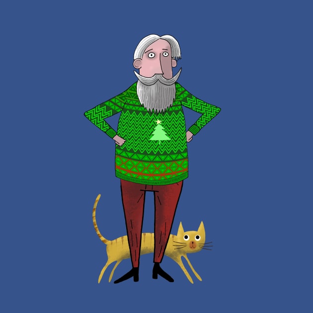Grandpa's Ugly Christmas Sweater by Scratch