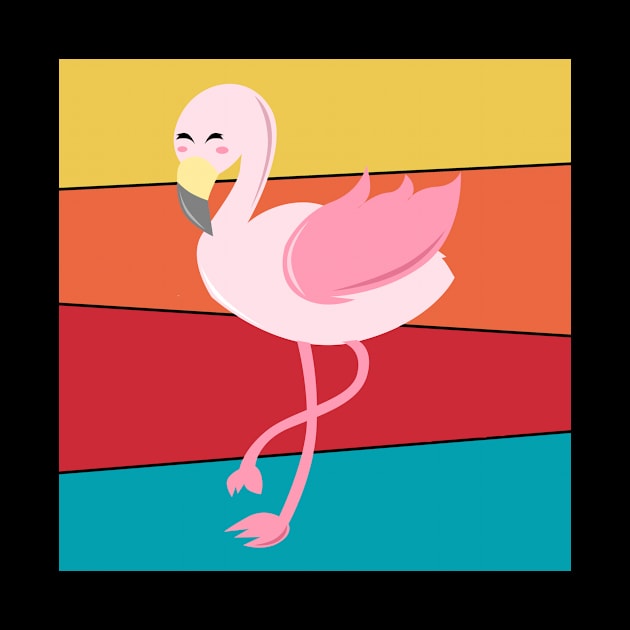 Colorful Flamingo by Imutobi