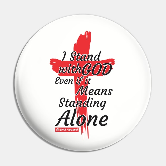 Stand with God Pin by DistinctApparel