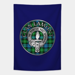 Clan Lamont Crest & Tartan Tapestry