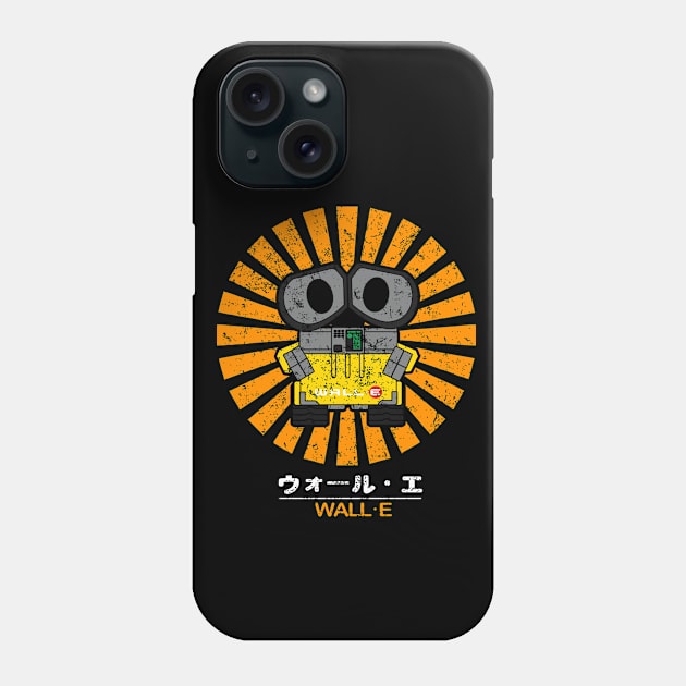 Wall E Retro Japanese Phone Case by mighty corps studio