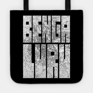 Bengaluru, India City Map Typography - Light Tote