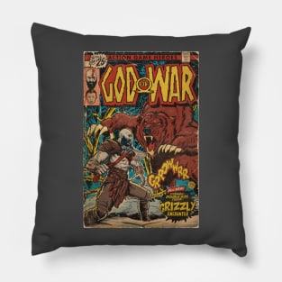 GOW Bear Scene Comic Cover fan art Pillow