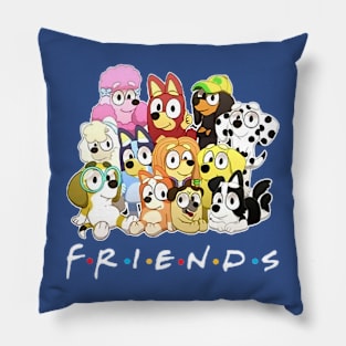 Friends Forever Bluey Pillow