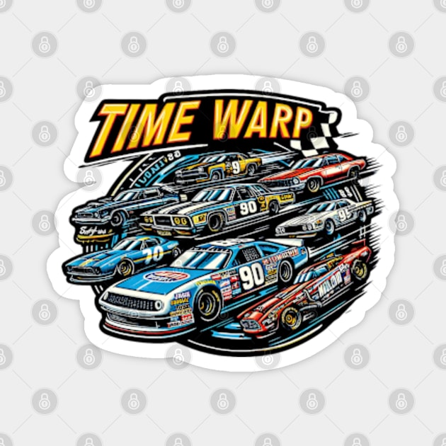 Nascar Time Warp Magnet by elegantelite