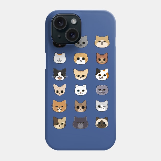 Happy Cats Phone Case by Studio Marimo