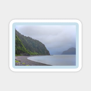 Alaska. Kenai Fjords National Park. Fox Island. Shore. Magnet