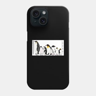 Antarctic Penguins Height Phone Case